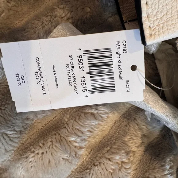 NWT - Coach Light Khaki Multi Crossbody Bag - Picture 3 of 3